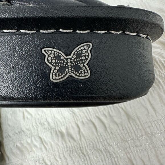 Algeria Seville Black Stone Mules- Size 9 - Picture 9 of 14